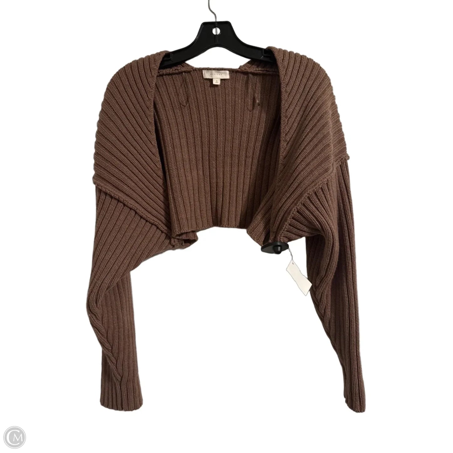 Cardigan By Clothes Mentor In Brown, Size: S
