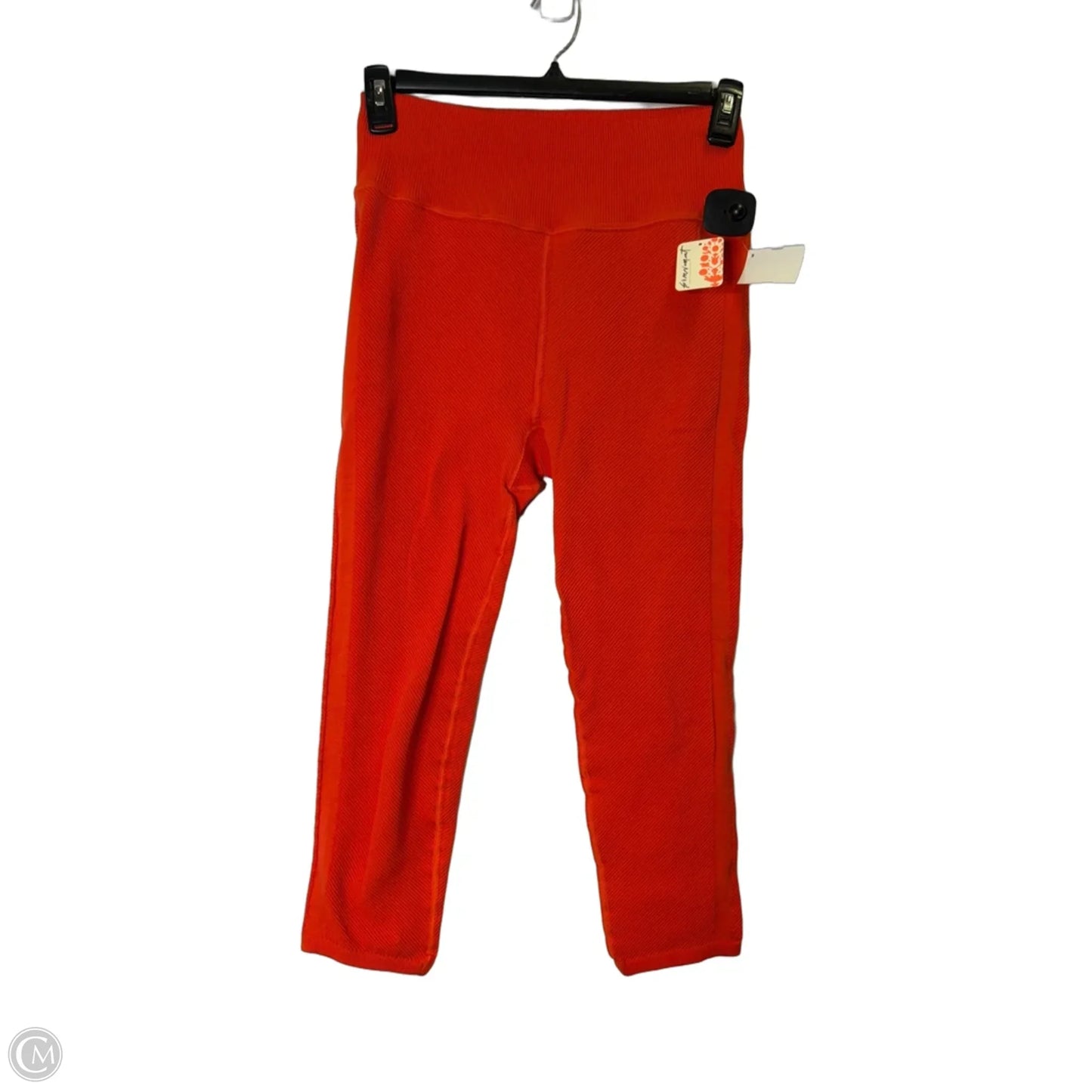 Athletic Leggings By Free People In Orange, Size: Xl