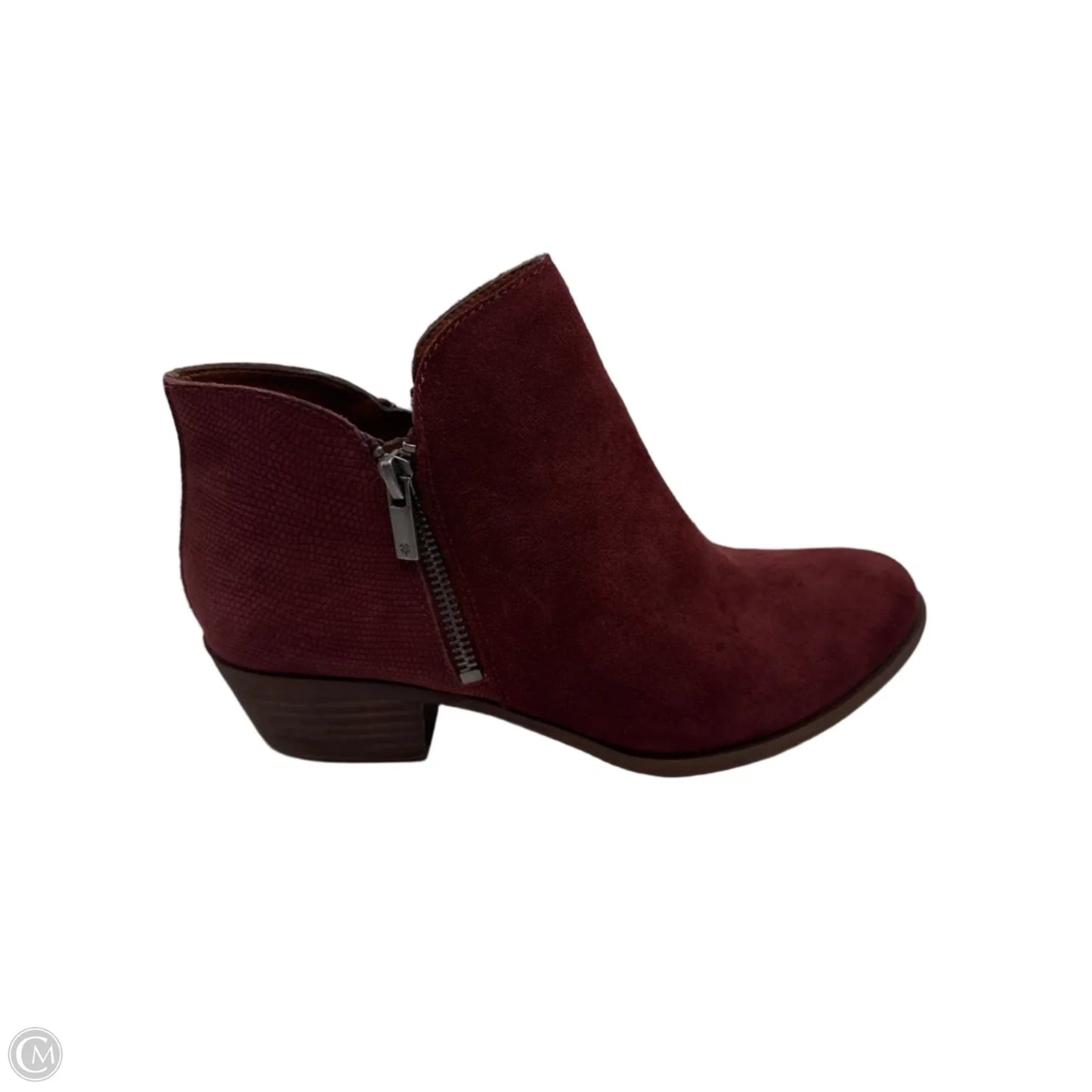 Boots Ankle Flats By Lucky Brand In Red, Size: 9