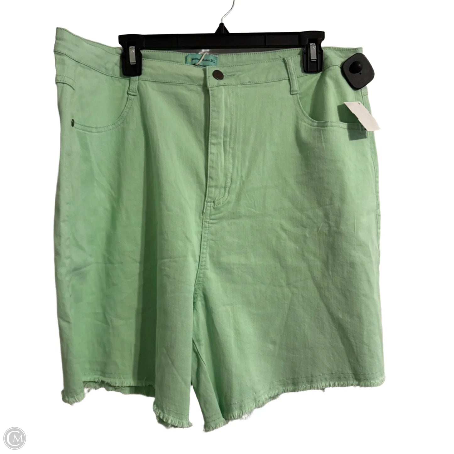 Shorts By Clothes Mentor In Green, Size: 3x