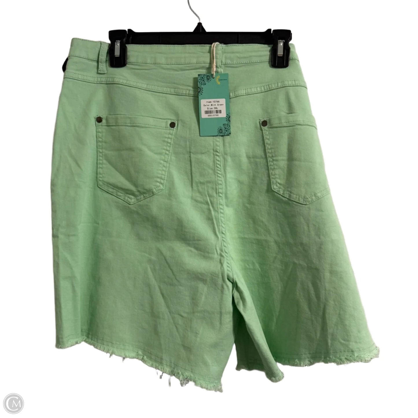 Shorts By Clothes Mentor In Green, Size: 3x