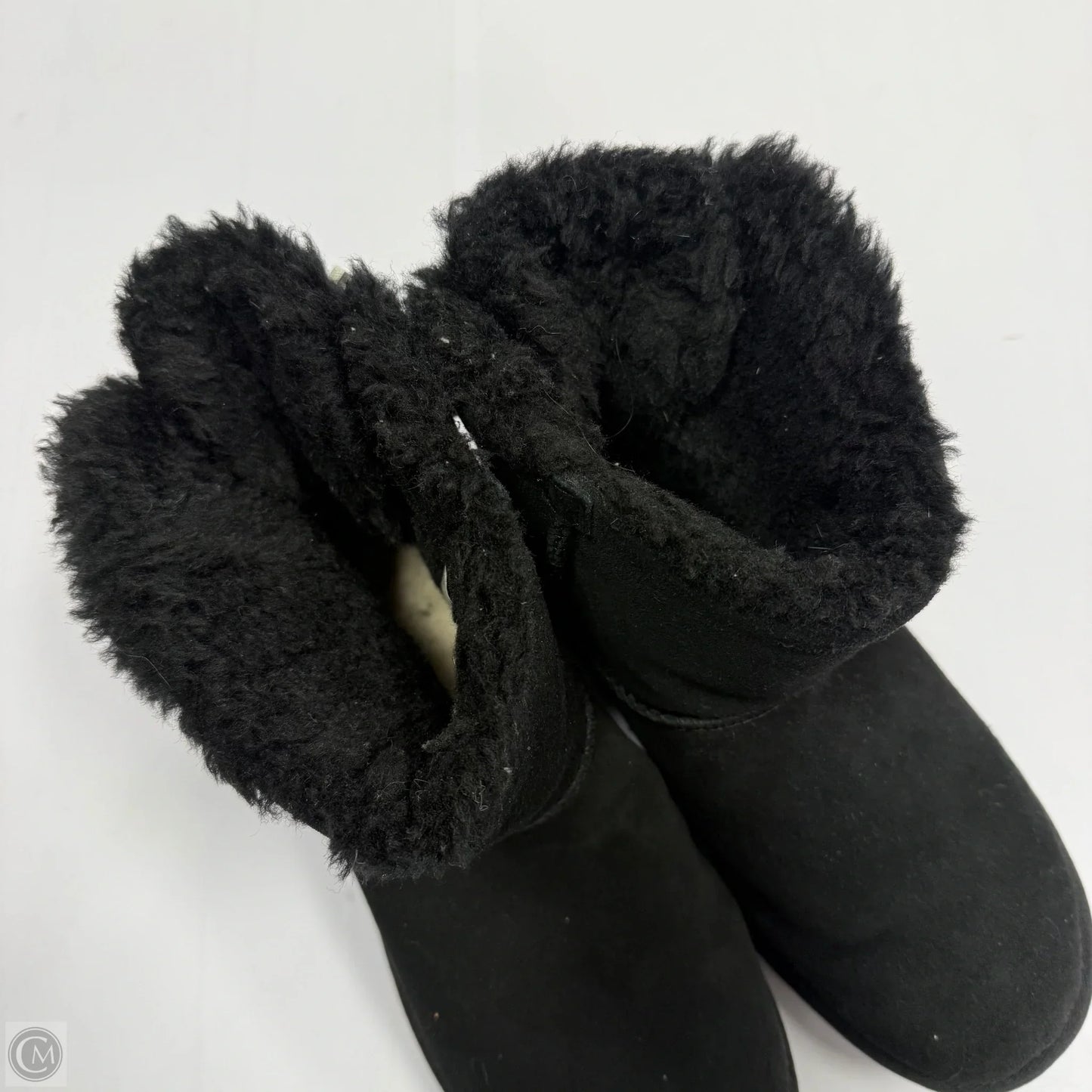 Boots Designer By Ugg In Black, Size: 8