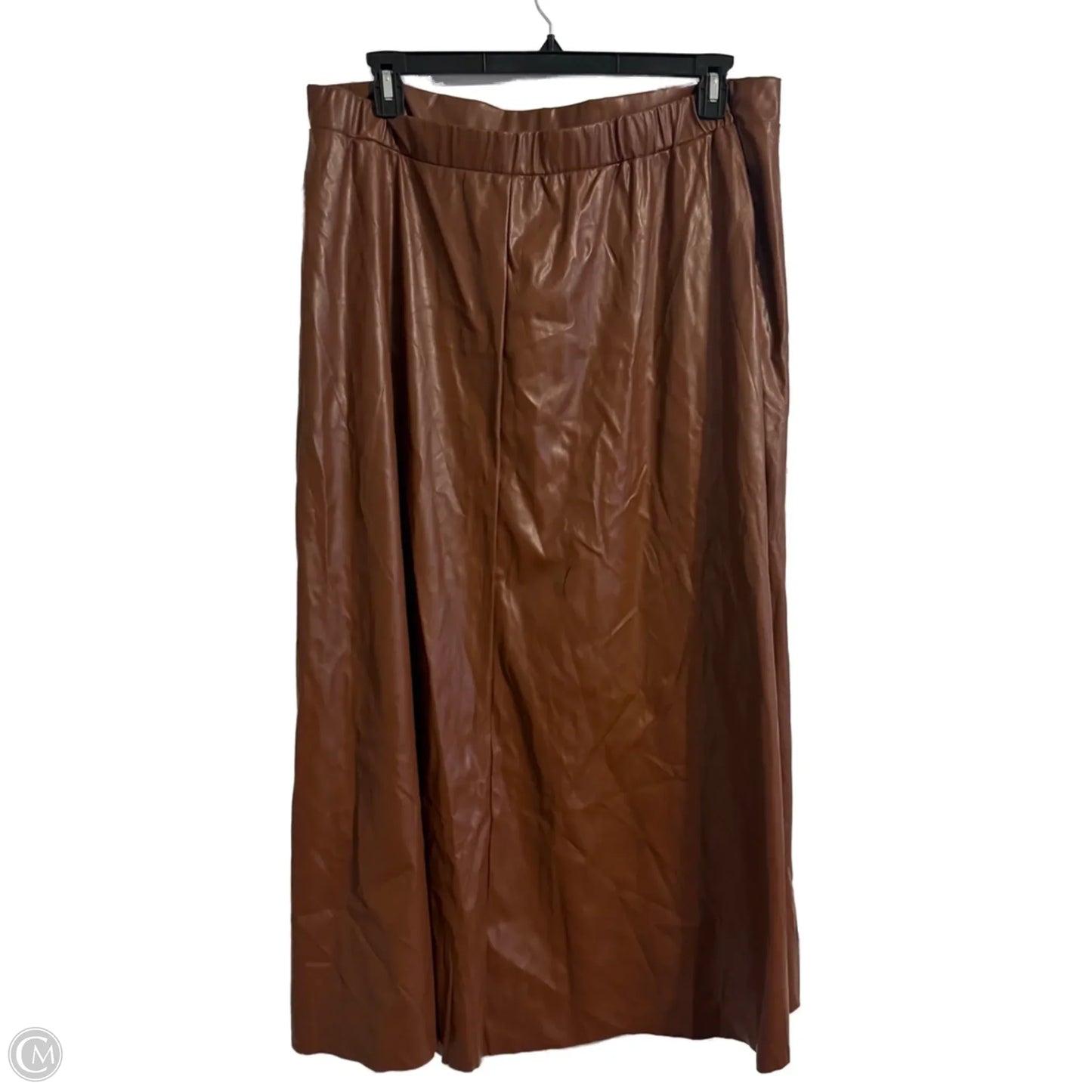 Skirt Maxi By Shein In Brown, Size: 3x