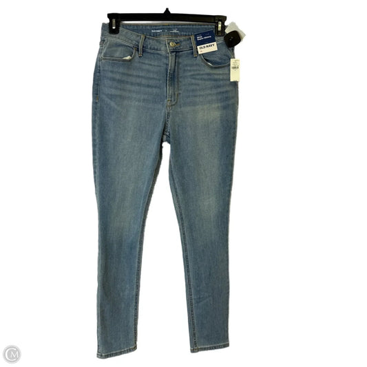 Jeans Skinny By Old Navy In Blue Denim, Size: 12
