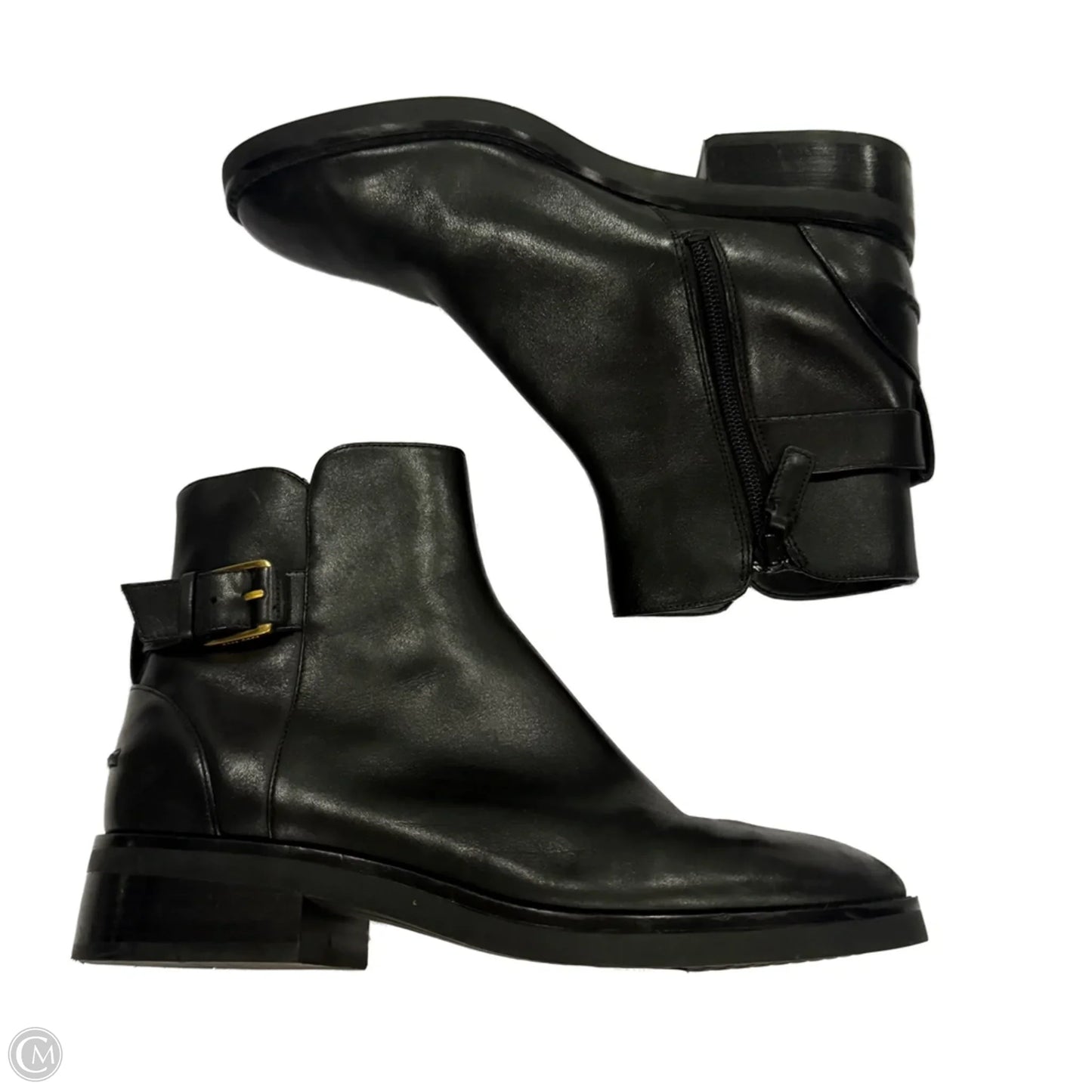 Boots Ankle Flats By Cole-haan In Black, Size: 7.5