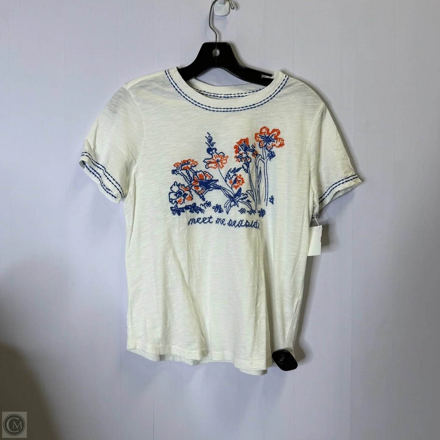 Top Short Sleeve By Pilcro In White, Size: M