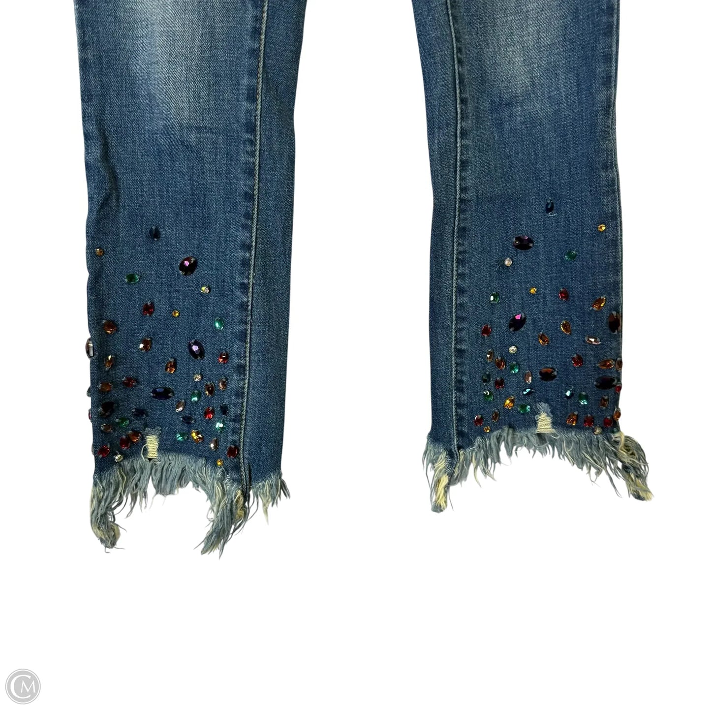 Jeans Skinny By Inc In Blue Denim, Size: 0