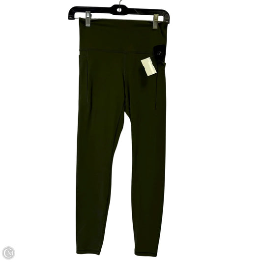 Athletic Leggings By Athleta In Green, Size: M