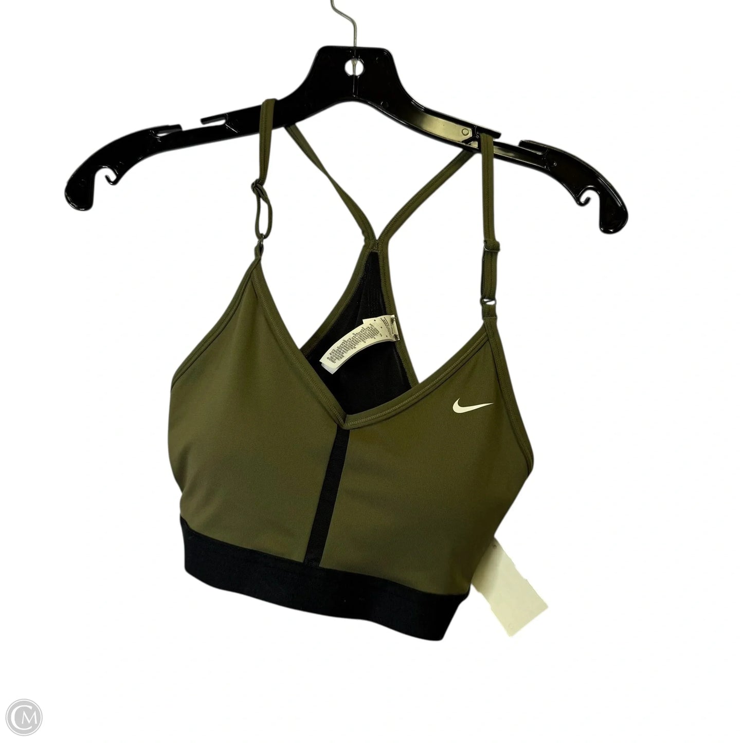 Athletic Bra By Nike Apparel In Green, Size: M