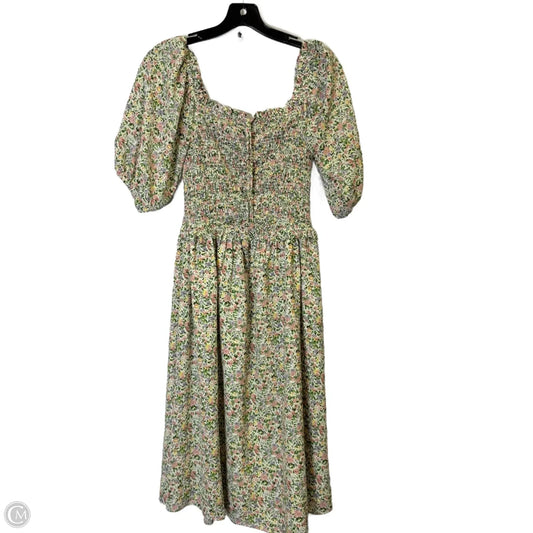 Dress Casual Midi By Clothes Mentor In Floral Print, Size: S
