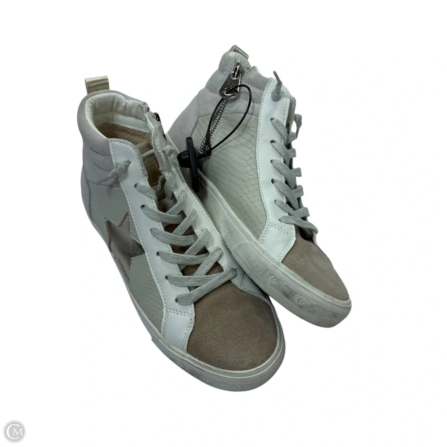 Shoes Sneakers By Vintage Havana In Cream, Size: 10