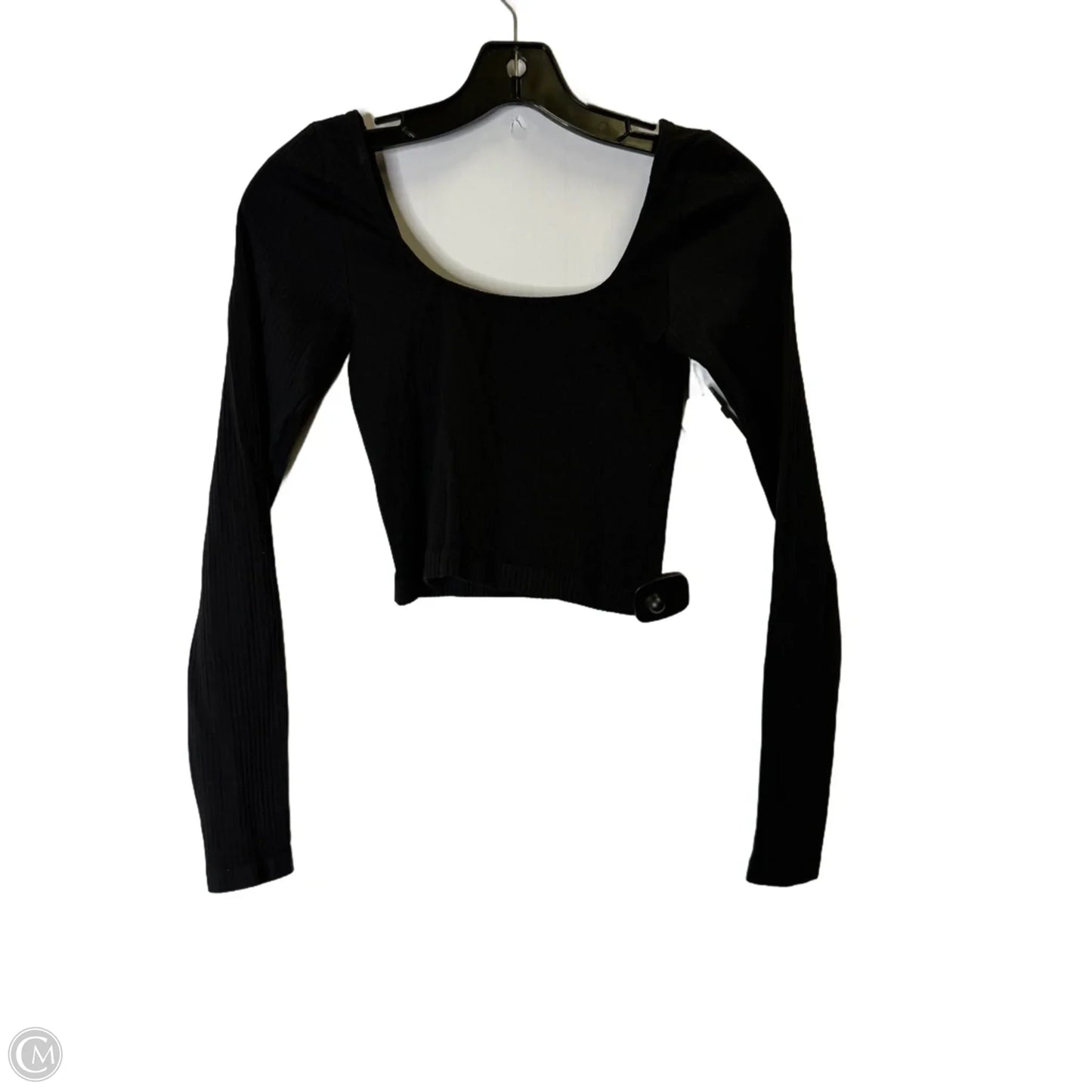 Top Long Sleeve Basic By Anthropologie In Black, Size: S
