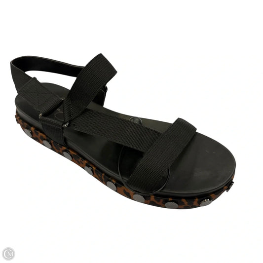 Sandals Heels Platform By Jessica Simpson In Black, Size: 8