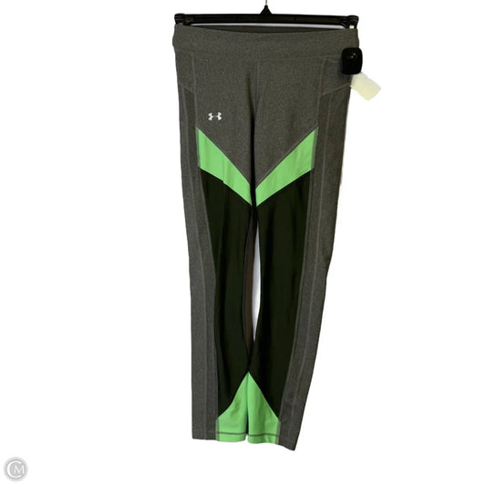 Athletic Leggings By Under Armour In Grey, Size: S