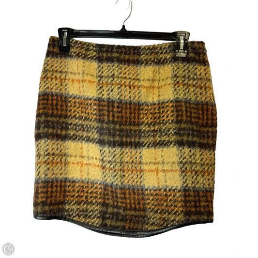 Skirt Mini & Short By Karen Kane In Brown, Size: 12