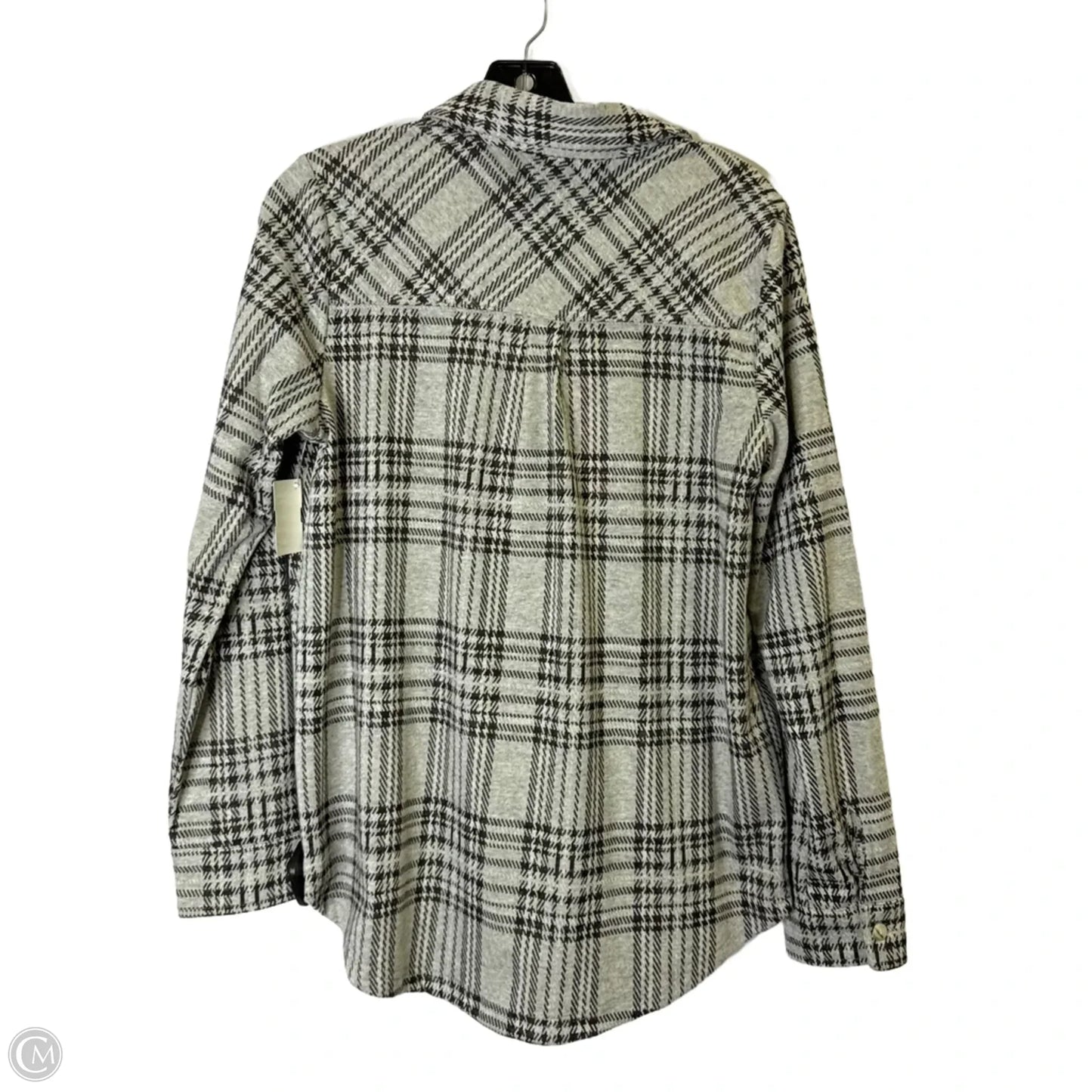 Jacket Shirt By Altard State In Grey, Size: M