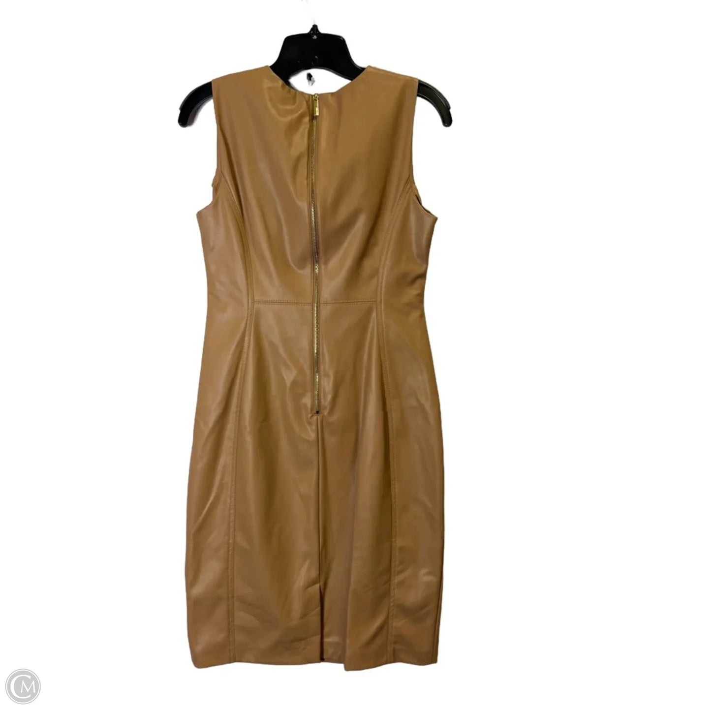 Dress Casual Short By Calvin Klein In Tan, Size: 4