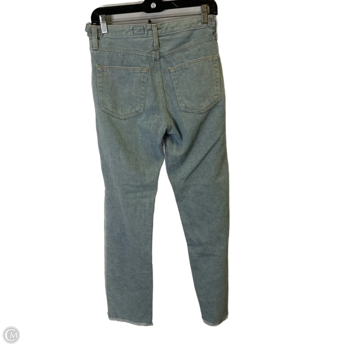 Jeans Straight By Ag Jeans In Blue Denim, Size: 4