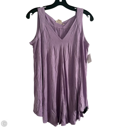 Top Sleeveless By Meadow Rue In Purple, Size: S
