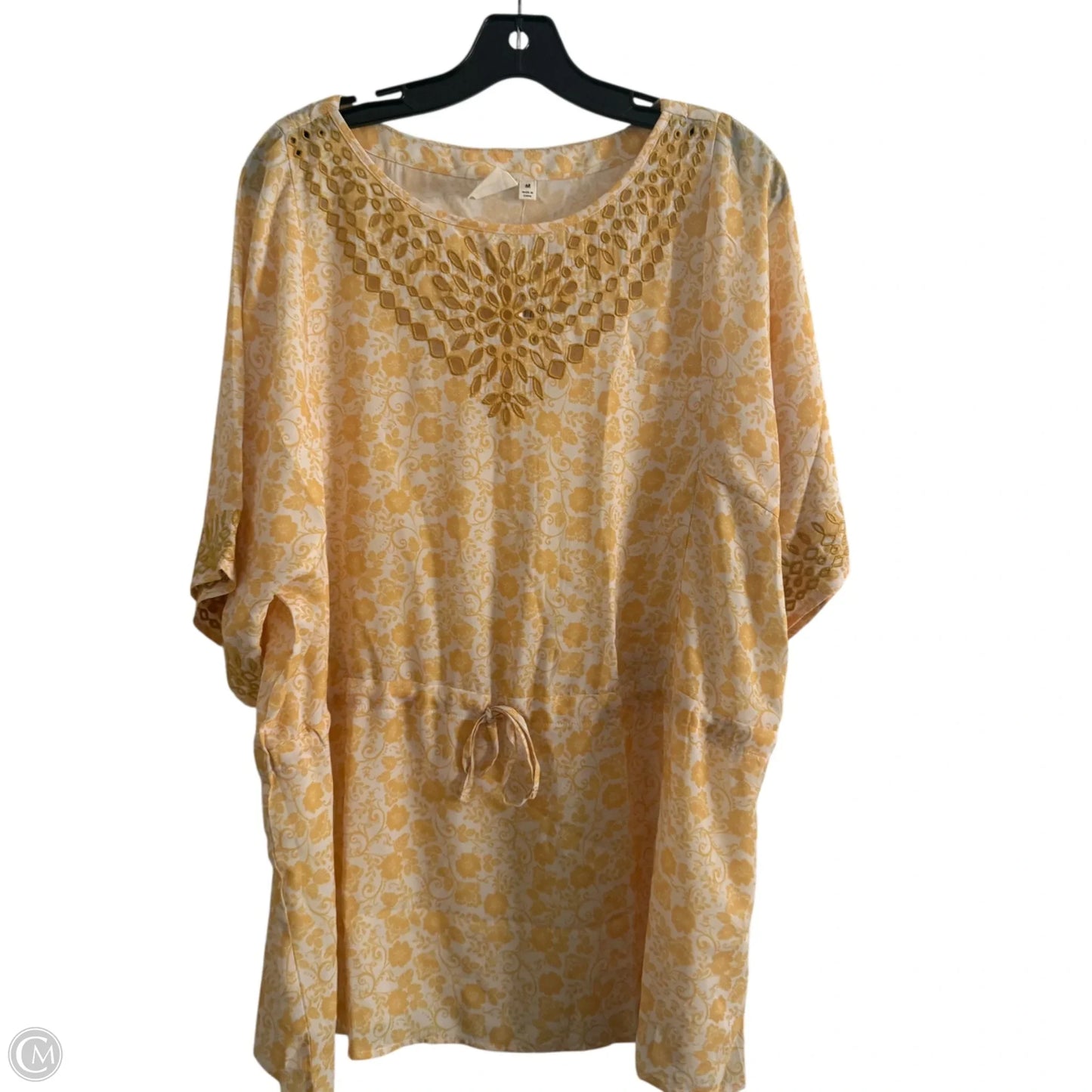 Top Short Sleeve By One September In Yellow, Size: M