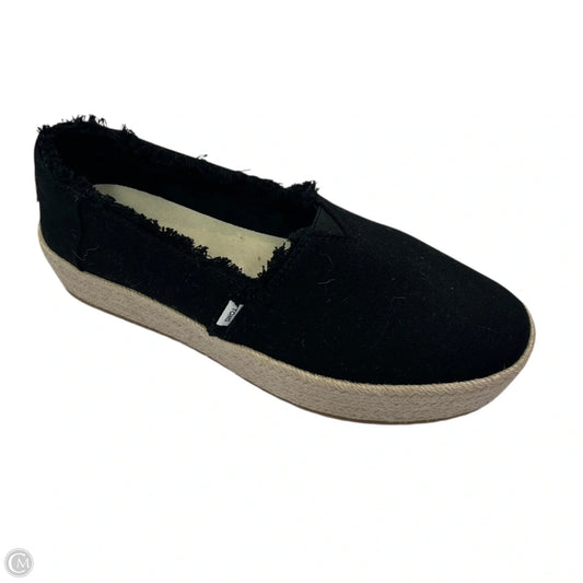 Shoes Heels Platform By Toms In Black, Size: 8