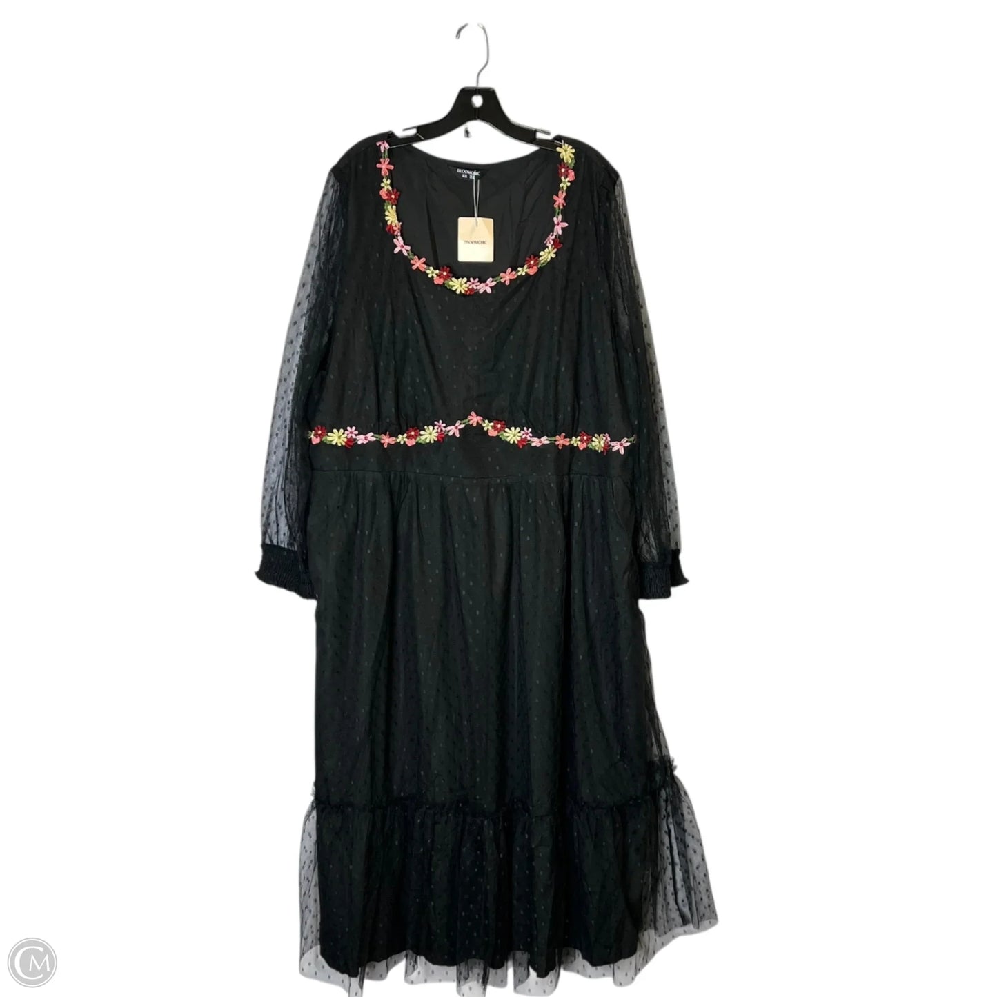 Dress Casual Midi By Bloomchic In Black, Size: 26