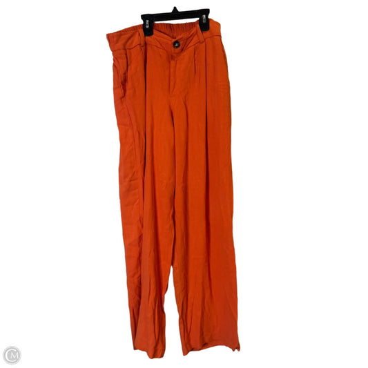 Pants Wide Leg By Monteau In Orange, Size: L