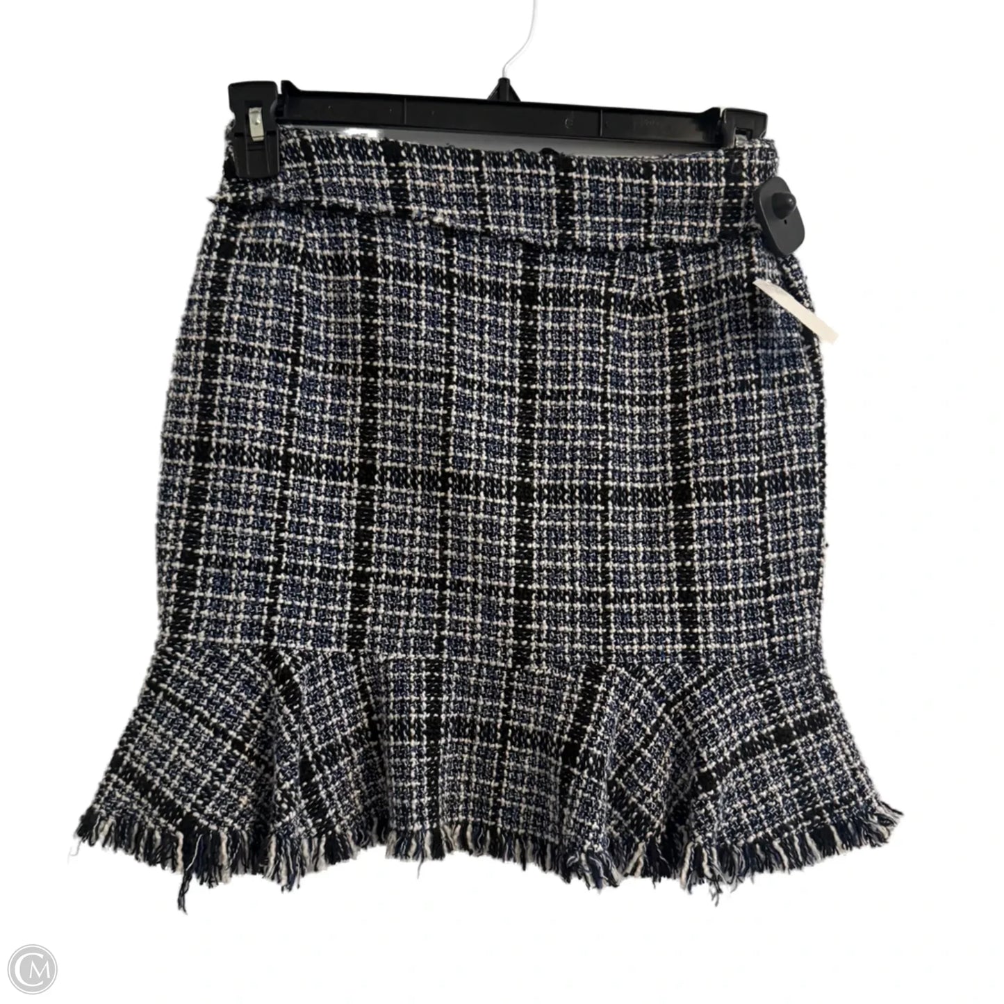 Skirt Mini & Short By Shein In Black & Blue, Size: S