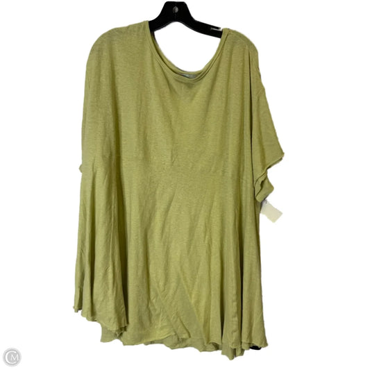 Top Short Sleeve By Free People In Green, Size: S