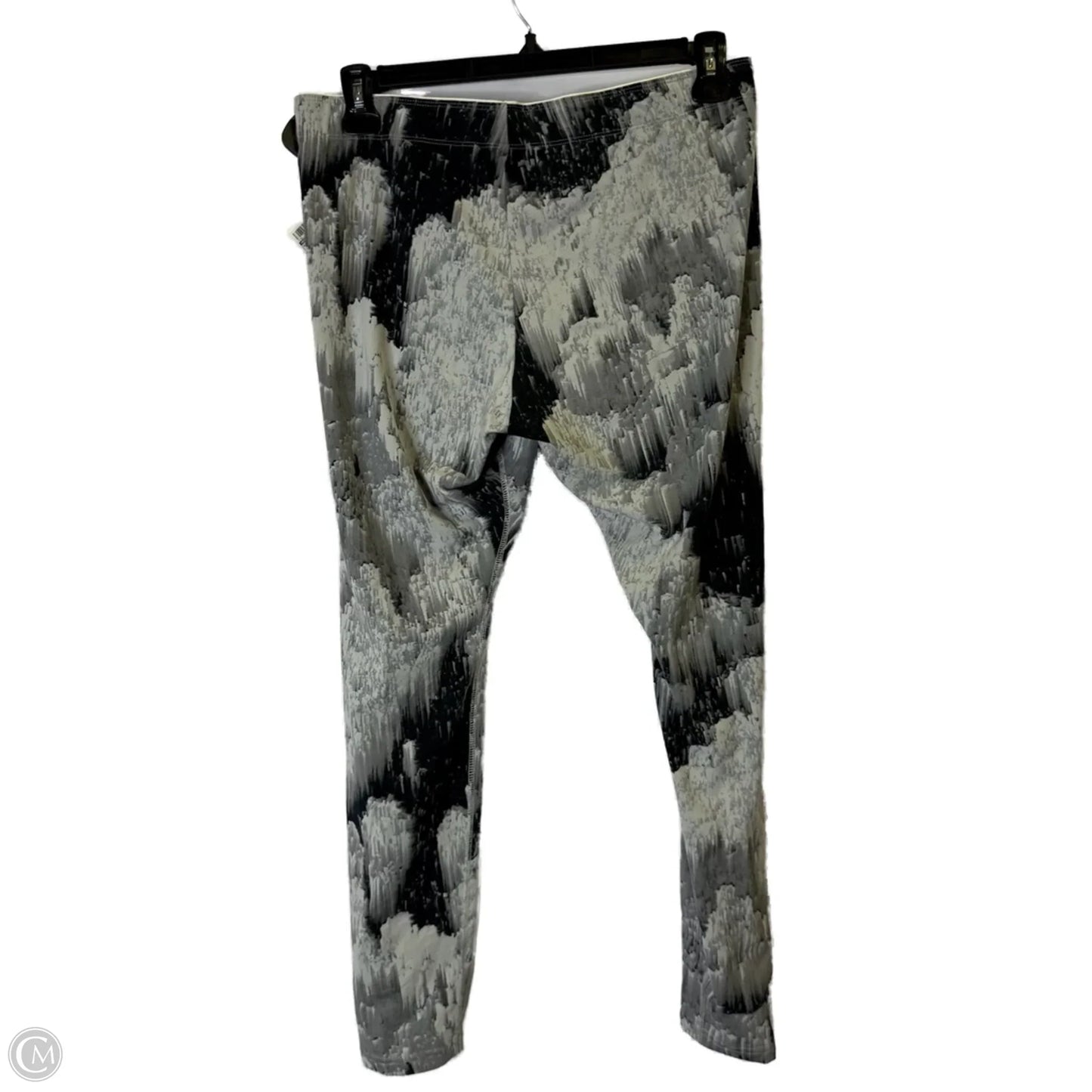 Athletic Leggings By Nike Apparel In Grey, Size: Xl