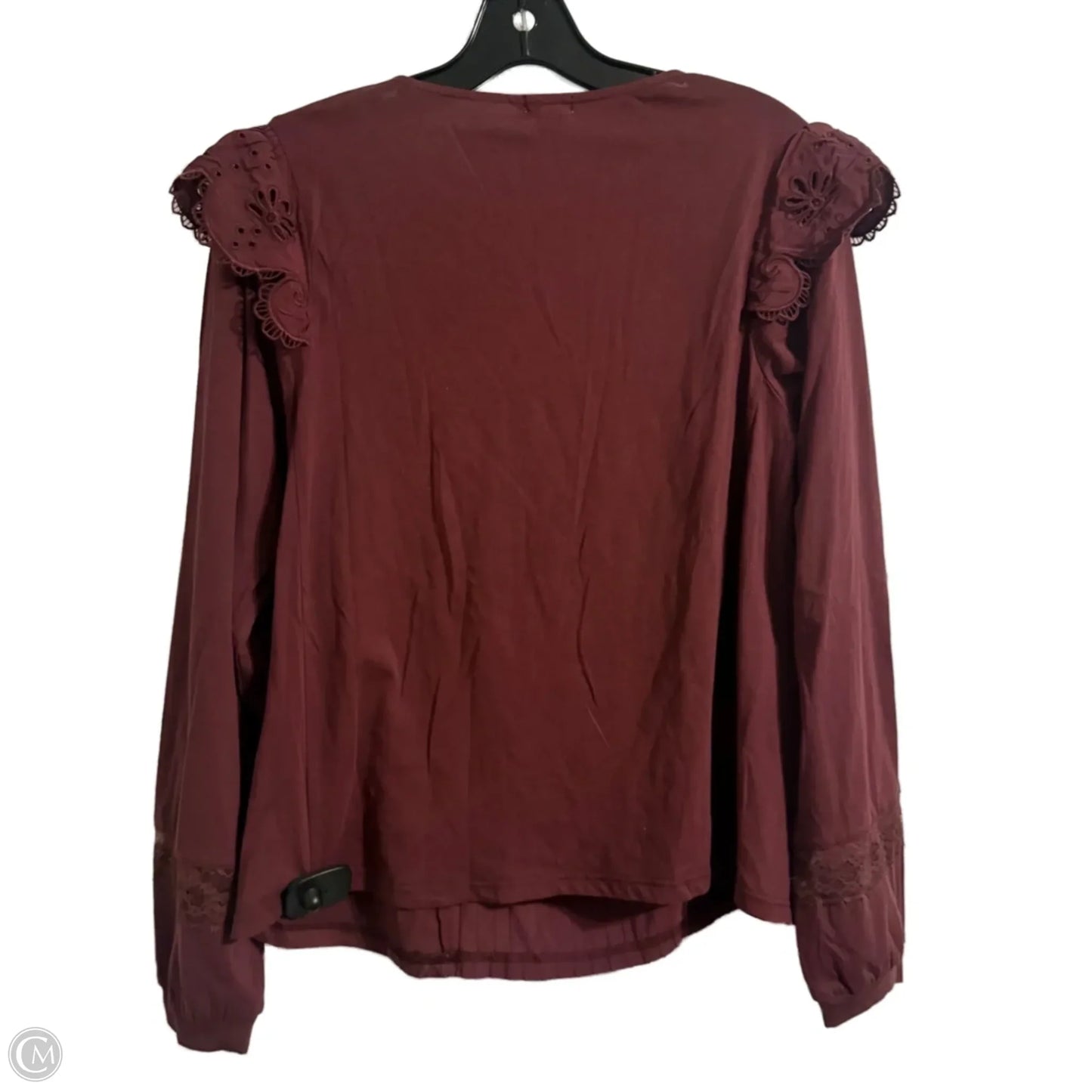 Top Long Sleeve By Tiny In Purple, Size: M