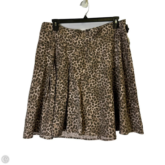 Skirt Mini & Short By Torrid In Animal Print, Size: 2x