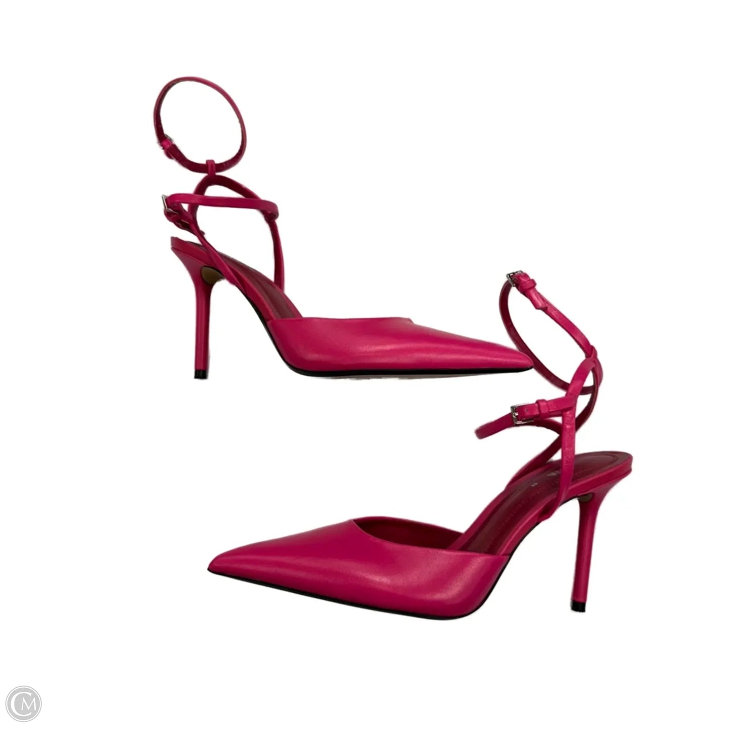 Shoes Heels Stiletto By Zara In Pink, Size: 9.5