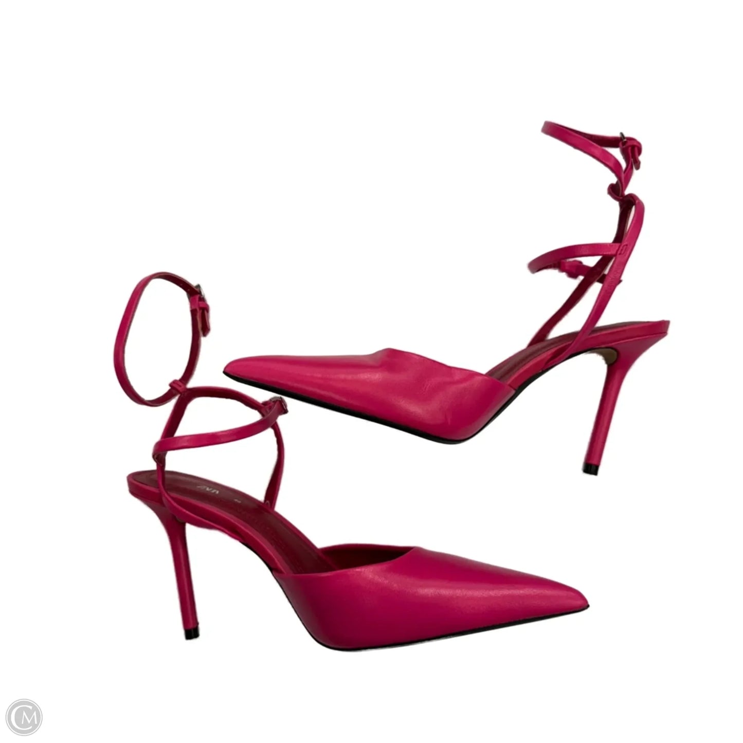 Shoes Heels Stiletto By Zara In Pink, Size: 9.5