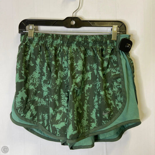 Athletic Shorts By Nike Apparel In Green, Size: L