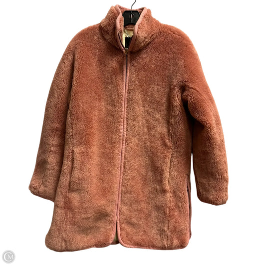 Coat Faux Fur & Sherpa By J. Crew In Pink, Size: Xxs