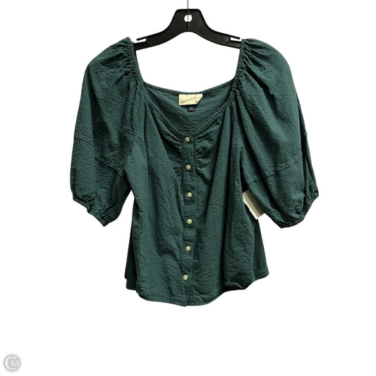 Top Short Sleeve By Universal Thread In Blue, Size: M