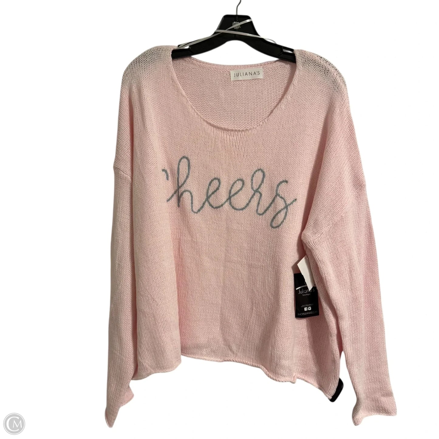 Sweater By Clothes Mentor In Pink, Size: Xs