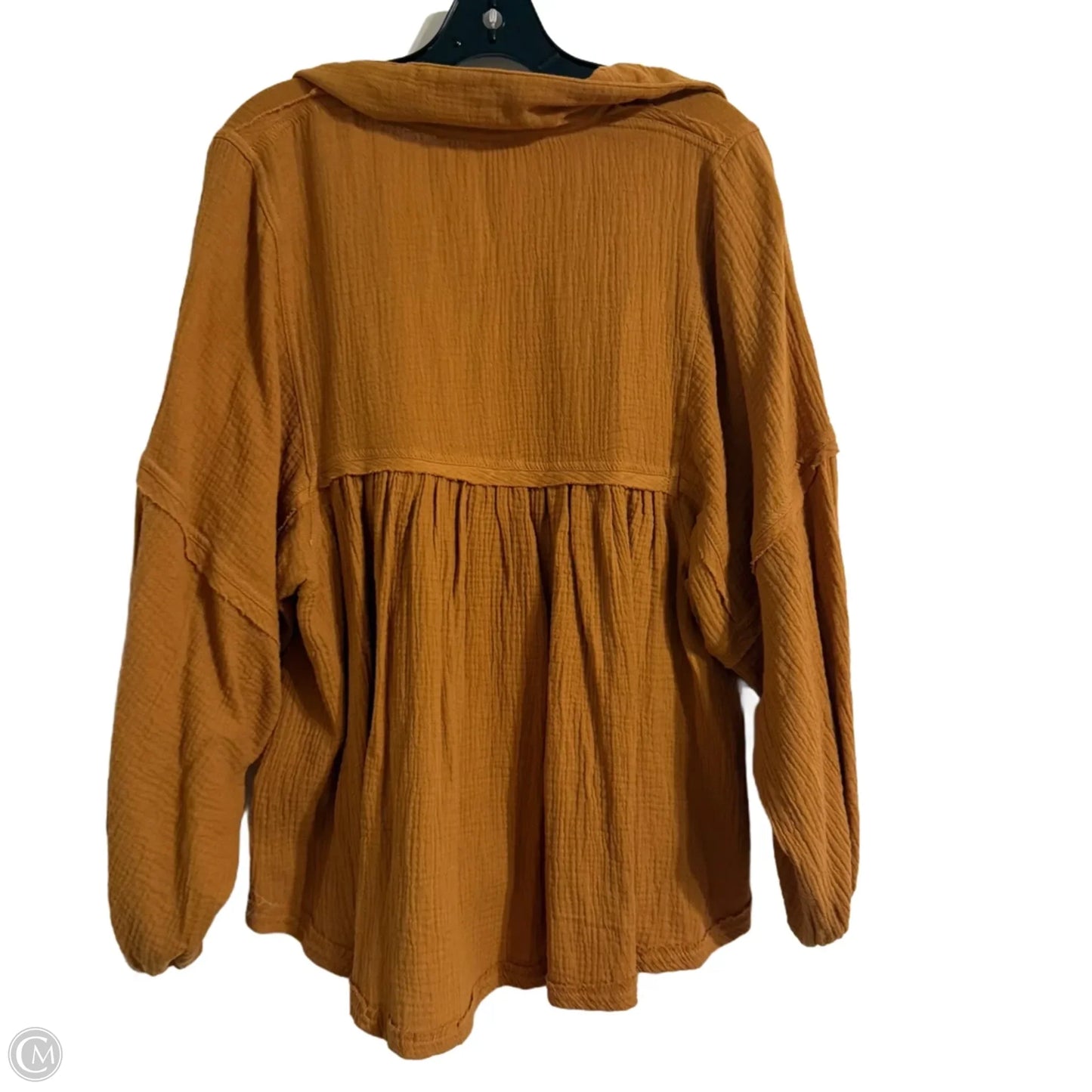 Top Long Sleeve By Ces Femme In Orange, Size: S