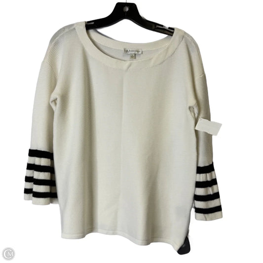 Top Long Sleeve By Cmc In White, Size: L