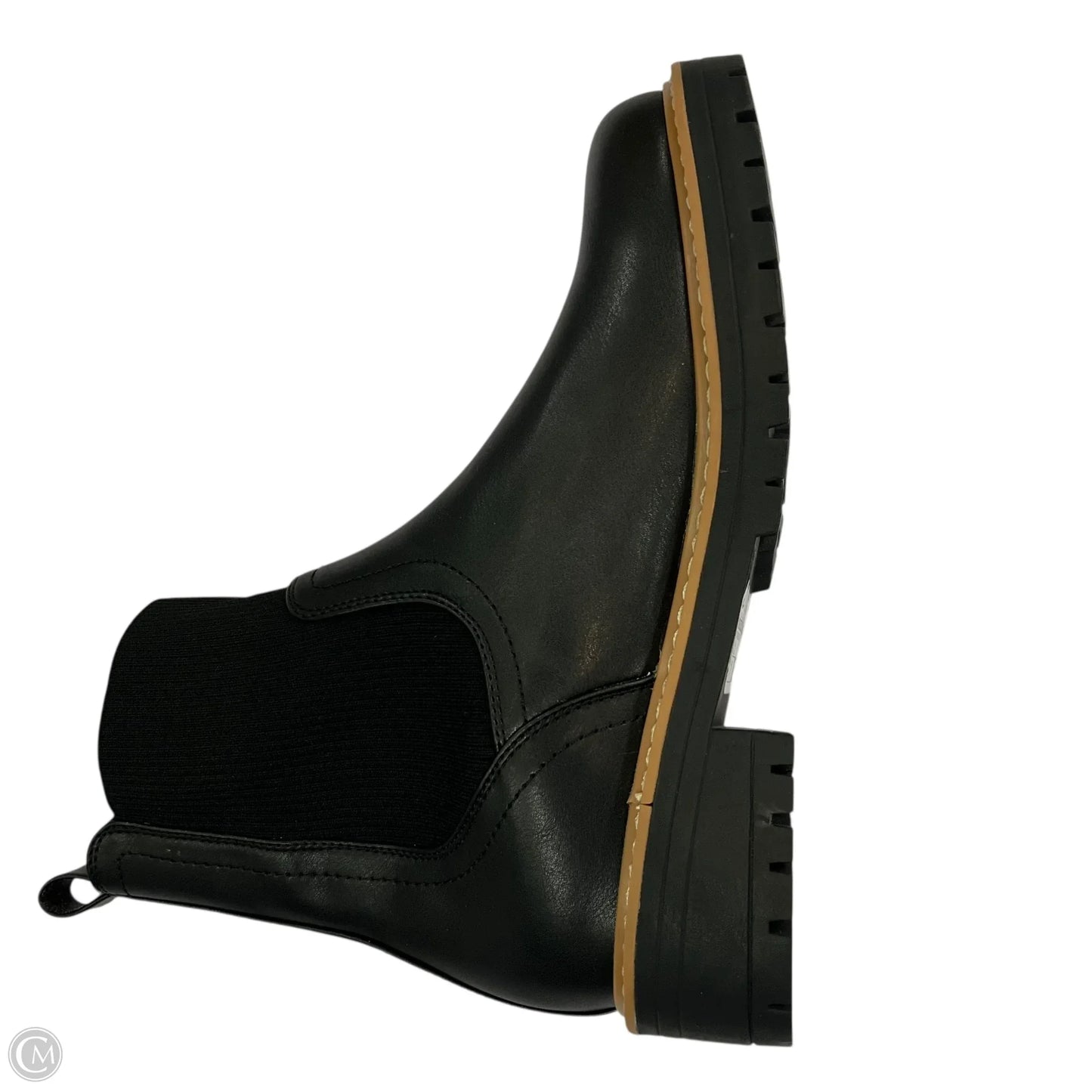 Boots Ankle Flats By Clothes Mentor In Black, Size: 8.5