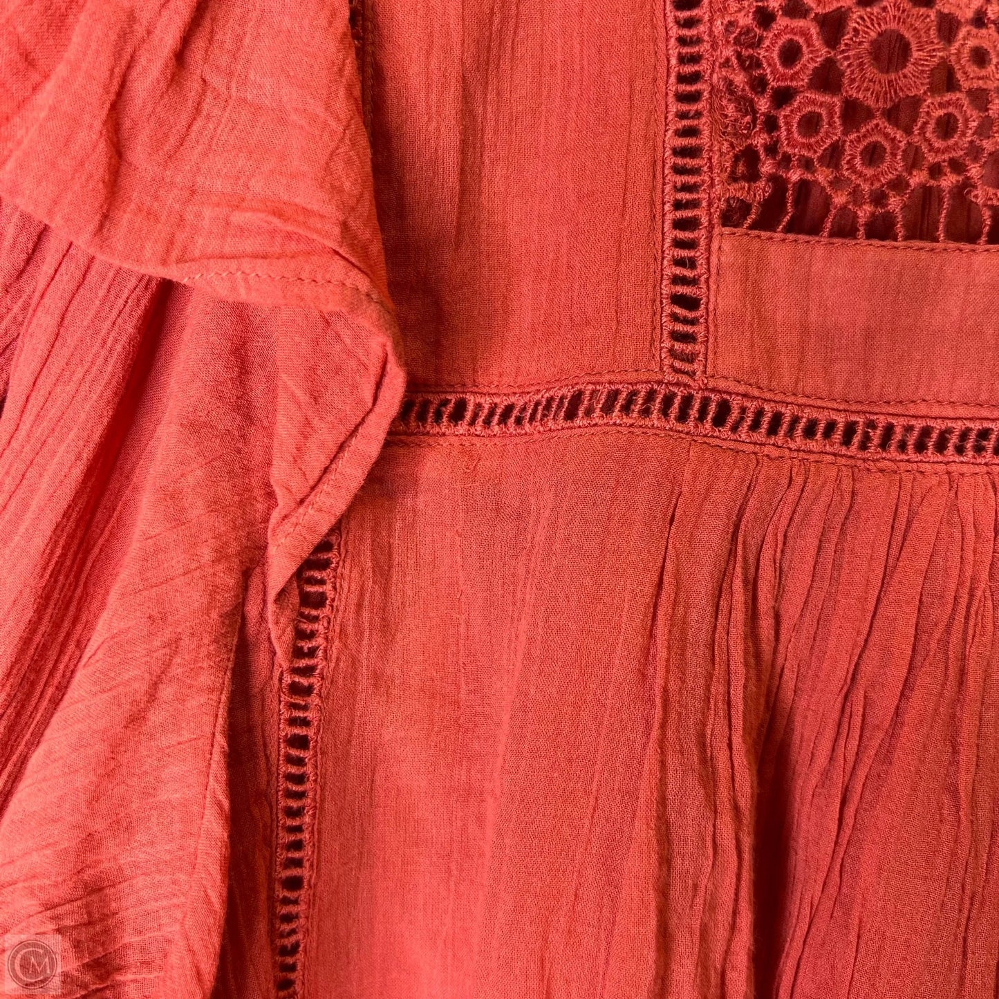 Top Long Sleeve By Free People In Pink, Size: L