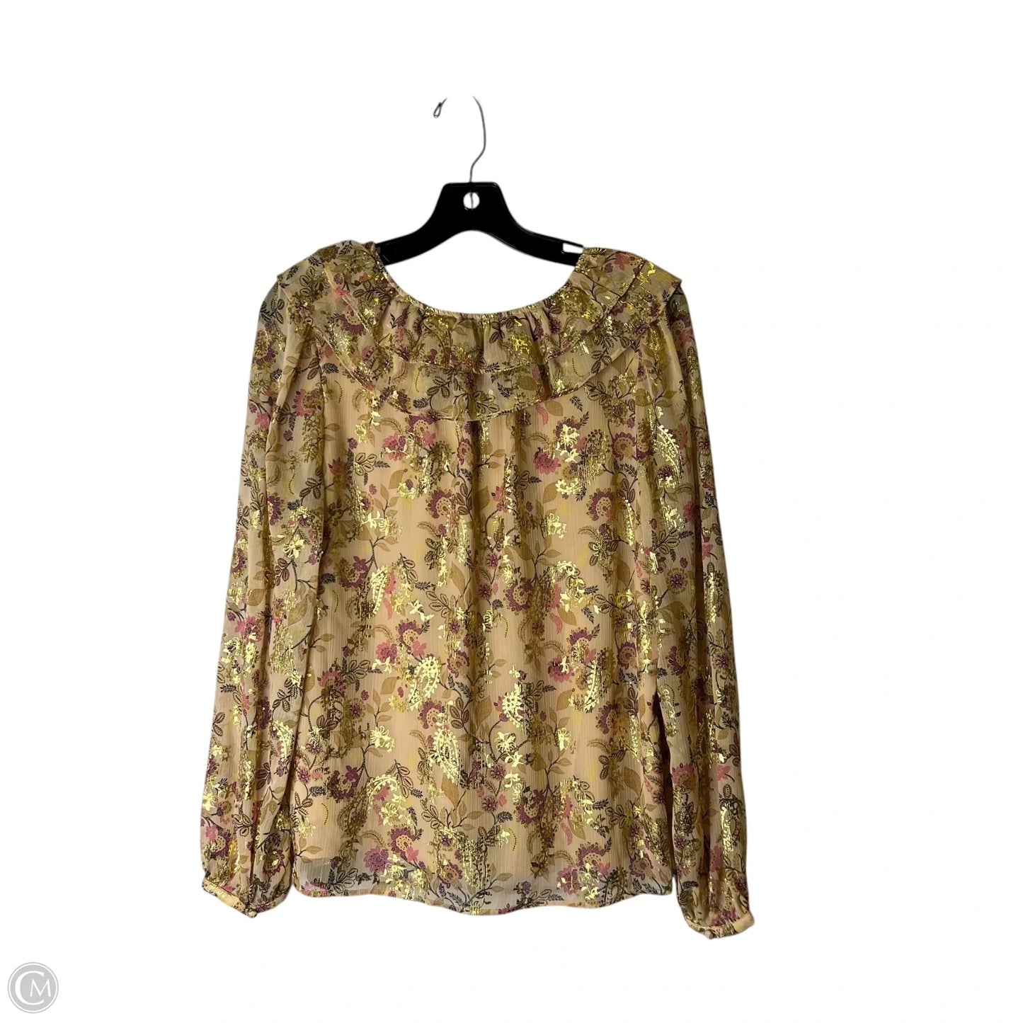 Top Long Sleeve By Loft In Pink, Size: S