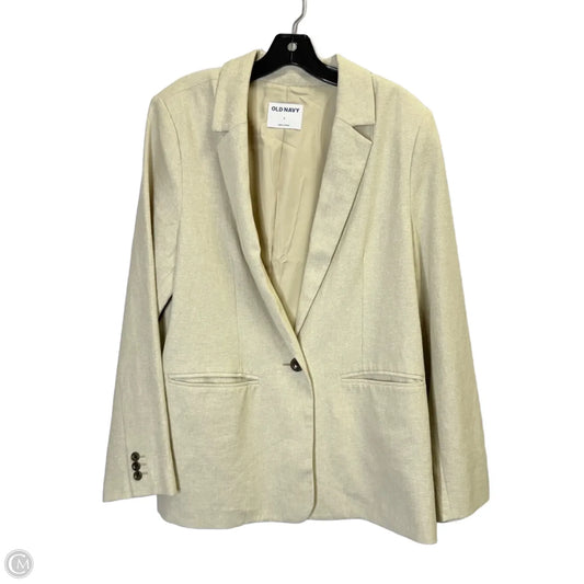 Blazer By Old Navy In Cream, Size: L