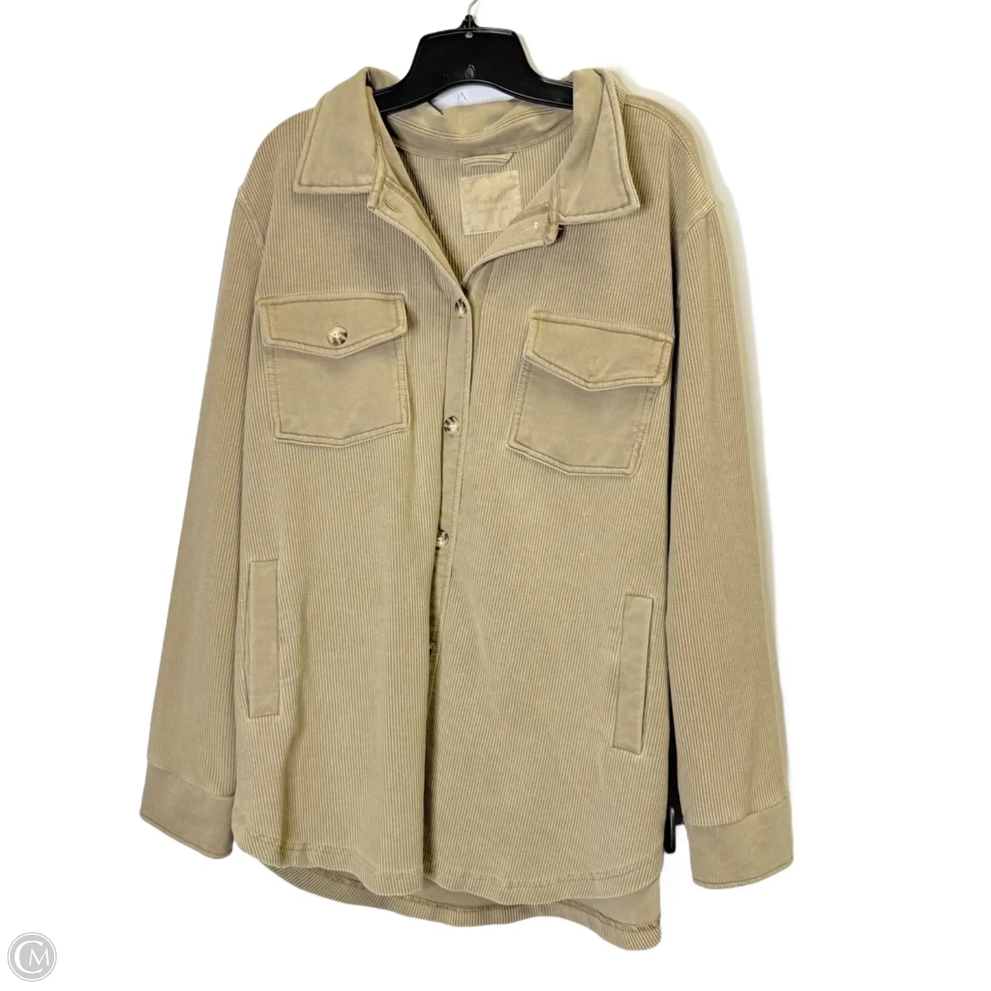 Jacket Shirt By Altard State In Beige, Size: L