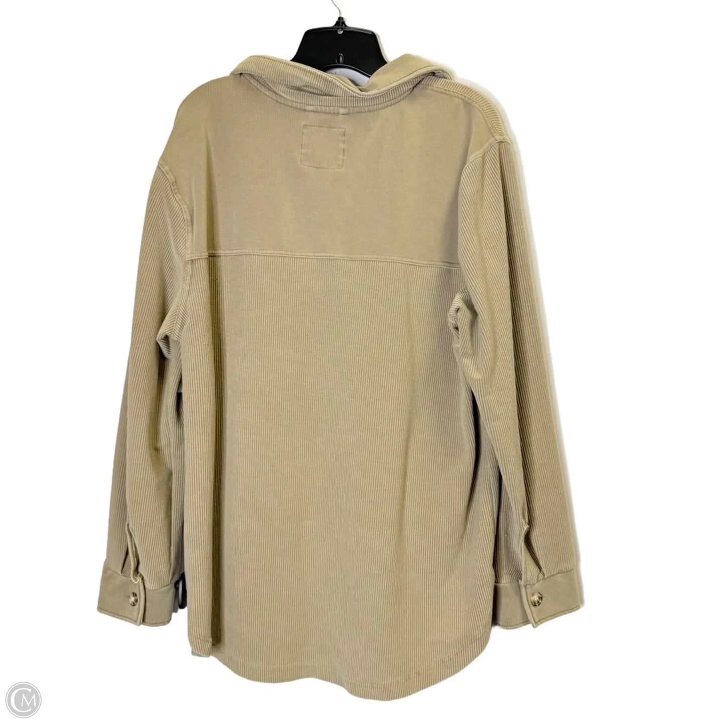 Jacket Shirt By Altard State In Beige, Size: L