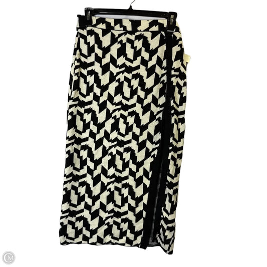 Skirt Maxi By Future Collective In Black & White, Size: L