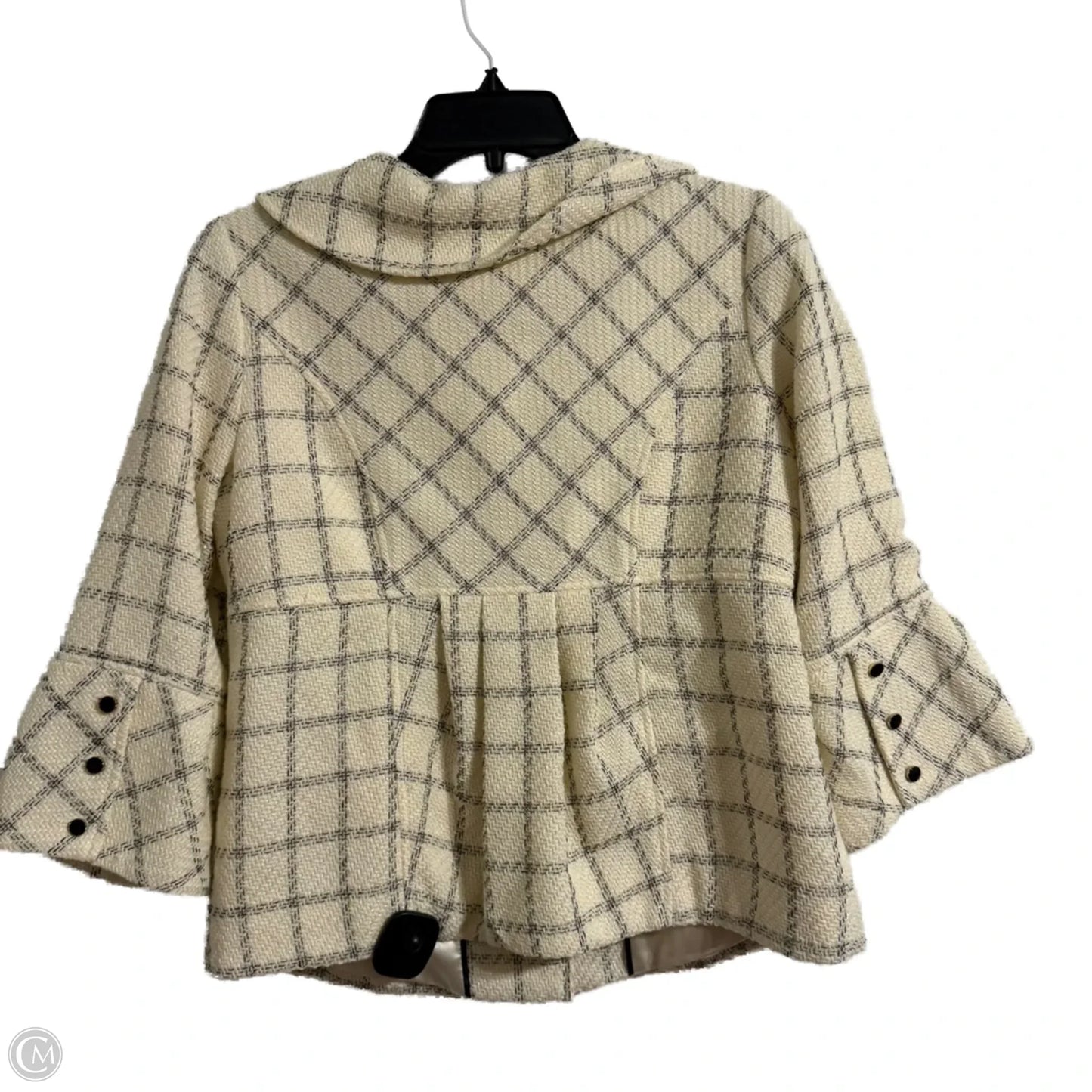 Blazer By Clothes Mentor In Cream, Size: 4