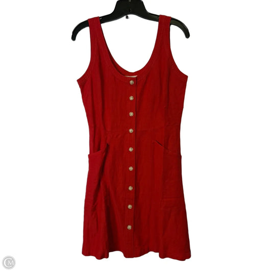 Dress Casual Short By Loft In Red, Size: 4