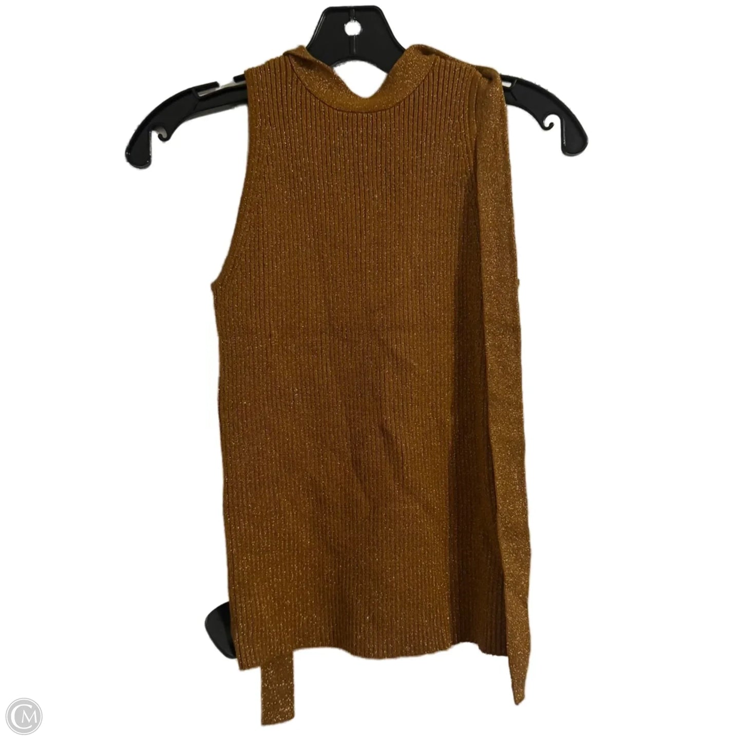 Top Sleeveless By Anthropologie In Brown, Size: M